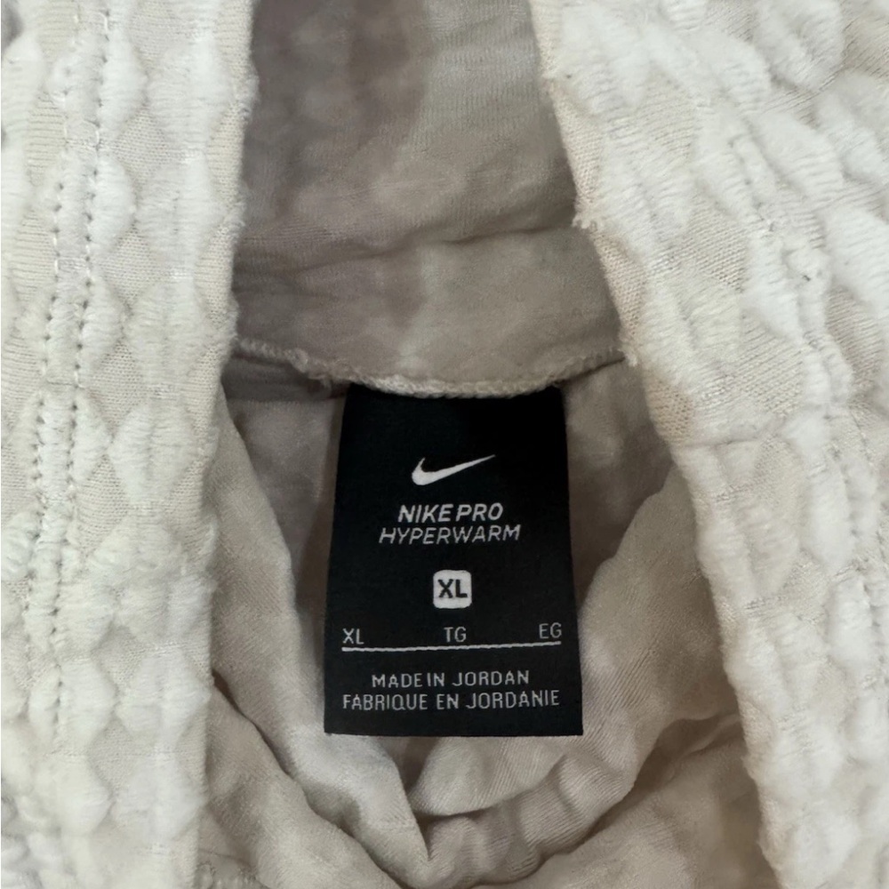 Nike Pro Hyperwarm Cream Pullover - image 2
